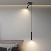 זול אורות אי-אורות תליון led מינימליסטיים לסלון חדר שינה ליד המיטה זרקור led נברשת תליית מנורת תליון