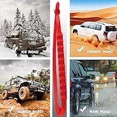 baratos Decoração e proteção de carroçaria automóvel-Correntes antiderrapantes reversíveis 12/24/36 para pneus de carros na neve, sem danificar os pneus, para SUVs, sedãs, vans, off-road, correntes de neve universais de emergência, novo material menos