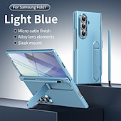 economico Cover Samsung-telefono Custodia Per Samsung Galaxy Piegatura a Z 7 Z Fold 6 Z Fold 5 Z Fold 4 Z Fold 3 Custodia a Flip con Supporto con Proteggi Schermo Protezione Completa Retrò PC