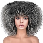 cheap Carnival Wigs-Carnival Wig 2026 Blonde Pink Red Afro Afro Curly Short Synthetic Festival Wig Mardi Gras Parade Cosplay Costume Hair for Women