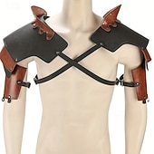 tanie Akcesoria i więcej-Punk &amp; Gothic Medieval Renaissance Outfits Warrior Knight Ritter Fancy Dress Men's Viking Masquerade Party Performance Stage Adults' Shoulder Armor