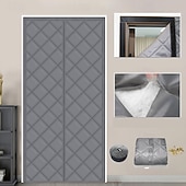 billiga Skärm för fönster och dörr-magnetisk flugnätsdörr, tjock isolerad vinterdörrgardin, magnetisk självstängande nät, vindtätt köldskydd, ljudisolerad hemingång, varm bomullshängande panel för dörrar