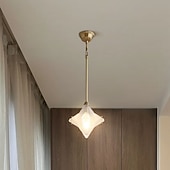 halpa Saarivalot-Art Deco -tähtiriippuvalaisin - geometrinen himmeälasiriipus