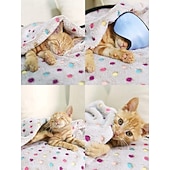 cheap Mats &amp; Blankets-Premium Soft Dog Blanket Washable  Cat Blanket for Indoor Cats Large Medium Small Dog Puppy Essentials