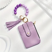 baratos Até 30 $-pulseira chaveiro carteira chaveiro de contas de silicone pulseira de contas de silicone chaveiro carteira chaveiro elástica pulseira