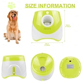 cheap Animal Support &amp; Care-Dog Tennis Launcher Automatic Pet Dogs Chase Toy Mini Tennis Throwing Pinball