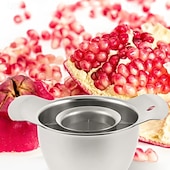 お買い得  果物＆野菜調理用品-3 in 1 ザクロ皮むきツール（ハンマー付き） - 頑丈な 304 ステンレススチール製ミートピッカー、フルーツオープニングナイフ &amp;セパレーター - 家庭用キッチン用手動ザクロピッカー