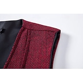 cheap Men's 1920s Costumes-Retro Vintage Roaring 20s 1920s Vest The Great Gatsby Gangster Fancy Dress Men's Halloween Carnival Masquerade Party &amp; Evening Adults' Vest