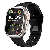 preiswerte Apple Watch-Armbänder-Sportarmband Solo-Loop Kompatibel mit Apple Watch Armband 38mm 40mm 41mm 42mm 44mm 45mm 49mm Sternenlicht Luxus Verstellbar Silikon Ersatzarmband für iwatch Ultra 3 2 Series 11 10 9 8 7 SE 6 5 4 3 2 1