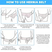 economico Bretelle &amp; Supporti-cintura per ernia per uomo, cintura di supporto per ernia inguinale sinistra o destra per alleviare il dolore con cuscinetti di compressione rimovibili, cinto erniario inguinale regolabile per