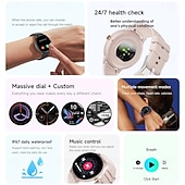 cheap Smartwatch-G8 Smart Watch 1.39 inch Smartwatch Fitness Running Watch Bluetooth Pedometer Call Reminder Sedentary Reminder Compatible with Smartphone Women Men Hands-Free Calls Message Reminder Custom Watch Face