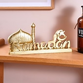 זול רמדאן ועיד-חפצים דקורטיביים, שרף מודרני עכשווי עמיד במים ל קישוט הבית מתנות 1 pc