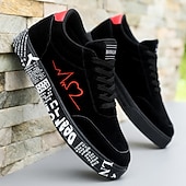 abordables Zapatillas Informales-Zapatillas deportivas rojas informales para hombre: modernas y cómodas, perfectas para el día a día, salidas informales y un estilo urbano.