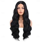 cheap Carnival Wigs-Carnival Wig 2026 Red Black Blue Curly Long Synthetic Festival Wig Mardi Gras Parade Cosplay Costume Hair for Women