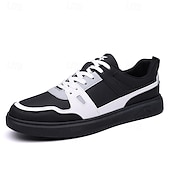 זול סניקרס קז'ואל-נעלי ספורט ספורטיביות לגברים בצבעי כחול כהה ולבן, קלות משקל ונוחות, עיצוב מודרני עם נגיעות כתומות, מושלמות ללבישה יומיומית וטיולים קז'ואליים