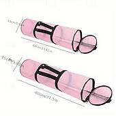 abordables Stockage de Noël-Boîte de rangement transparente en PVC robuste avec poignée - grande capacité, résistante aux déchirures &amp;Conception facile à transporter pour Noël, Halloween, les anniversaires, les fêtes, idéale