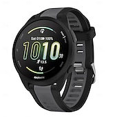ieftine Curele de ceas Garmin-Uita-Band pentru Garmin Vivoactive 6 5 Approach S50 S70 S42 Forerunner 165 55 Vívomove Sport Venu Sq 2 Plus D2 Air X10 Silicon Înlocuire Curea Fixare rapidă 22 mm Ajustabil Banderolă Sport Catarama
