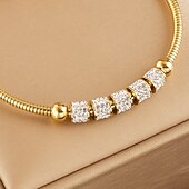 abordables Pulseras y brazaletes-Mujer Cadenas y esclavas Cadena gruesa Bola Moda Legierung Pulsera pulsera Dorado Para Diario Festivos Cita Cumpleaños