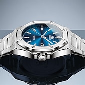 levne Quartz hodinky-OLEVS pánské quartzové hodinky obchodní luminiscenční kalendář vodotěsné dekorativní nerezové hodinky