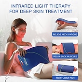 billiga Ansiktsbehandling-ny het säljande led silikon skönhetslampa skönhetsinstrument helkropps röd och blå fotonföryngringsspektrometer minskar rynkor ökar hudens elasticitet eliminerar envist fett optimerar co