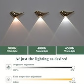 cheap Room Decor Lights-Smart Motion-activated Light Bird-shaped Decorative Lamp No Wiring Required For Installation Adjustable Light Colors Ideal For Bedrooms Dorm Rooms And Staircases Auto On/Off Valentine's Day Gift