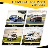 Недорогие Безопасность и защита автомобилей-Универсальный блокиратор рулевого колеса — компактное многофункциональное автомобильное охранное устройство, подходящее для большинства автомобилей, внедорожников и гольф-каров.