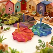 levne Sníženo na 30 $-Fidget Star s rukojetí, hypnotický vizuální zvuk, úleva od stresu, spinner, 3D tištěná stolní hračka