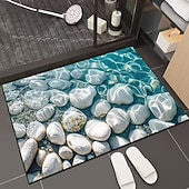 baratos Tappeto da bagno-3D Optical Illusion Doormat Visual Trap Floor Mat Non Slip Water Absorbing for Bathroom Shower Entryway Indoor Outdoor Diatomaceous Earth Quick Dry Absorbent 20 x 31 inch