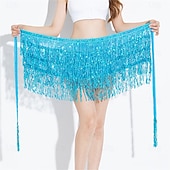 cheap Skirts-Carnival 2026 Rio Carnival Samba Dancewear Belly Dance Skirt Hip Scarf Dance Hip Belt Latin Dance Hula Hip Scarf Brazil Festival Performance Costume