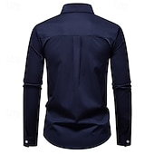baratos Fantasias masculinas dos anos 1920-Loucos anos 20 Anos 20 Retro Vintage Blusa / Camisa Mafioso Padrinho Corte Justo Fantasia Homens Baile de Máscaras Traje de festa para noite Negócio / Cerimônia / Casamento Festa de Solteira Adulto