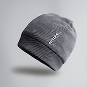 abordables Gorro-Hombre Sombreros de invierno Sombreros sin ala Negro Azul Oscuro Poliéster Vellón Moda Casual Exterior Diario Plano Mantiene abrigado