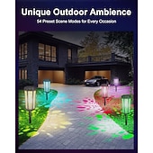  Rezistent la apă Modern Energie solară 4 buc 2 buc