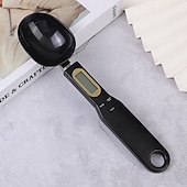 cheap Kitchen Utensils &amp; Gadgets-1pcs Mini Spoon Scale Digital Kitchen Scale Electronic LCD Food Scale 0.1-500g Cooking Flour Milk Coffee Powder Weight Measure Spoon