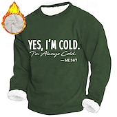 economico Felpe Divertenti-Per uomo Divertente Pile Felpa Quotidiano Casual 3D Girocollo Casa Feste Regalo Abbigliamento casual alla moda Blu Nero Rosso Verde Stampa 3D Autunno Inverno progettista S M L XL XXL XXXL