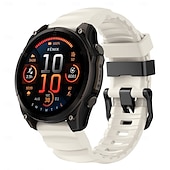 abordables Correas de reloj Garmin-Correa de silicona Quickfit de 22 mm y 26 mm para relojes inteligentes Garmin Fenix 7X, 7 Solar, 6X, 6 Pro, 5, 5X Plus, 3, 3H y Epix.