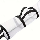 abordables Stockage de Noël-Boîte de rangement transparente en PVC robuste avec poignée - grande capacité, résistante aux déchirures &amp;Conception facile à transporter pour Noël, Halloween, les anniversaires, les fêtes, idéale