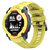 preiswerte Garmin-Uhrenarmbänder-Uhrenarmband für Garmin Instinkt 3 Silikon Ersatz Gurt Verstellbar Sportarmband Moderne Schnalle Blumen bedruckt Armband