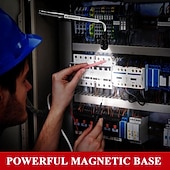 Недорогие Фонари-Магнитный инструмент со светодиодом, наполнители для чулок, рождественские подарки для мужчин, подарки в виде белого слона для взрослых, папы, мужа, него, телескопический магнит, крутые гаджеты для