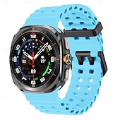 voordelige Samsung horlogebanden-Horlogeband voor Samsung Galaxy Kijk Ultra Siliconen Vervanging Band Verstelbaar Sportband Moderne gesp Oceaan band Polsbandje