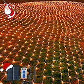 preiswerte Solar-Außenleuchten-Außen solar Netzlichter verbindbare wasserdichte Lichterkette klarer Draht mit 8 Modi zeitgesteuerte Fernbedienung Innenhof Garten Rasen Party Hochzeit Feiertagsbaum Dekorationslichter Requisiten