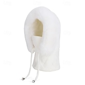 halpa lämmin ja lämmitetty kokoelma-3-in-1 pipo, kaulanlämmitin, kasvosuojus, lämmin fleecevuorilla varustettu neulottu korvasuoja, naisille, ulkokäyttöön, kylmään säähän, viihtyisä, kokopäähine hiihtoon ja pyöräilyyn