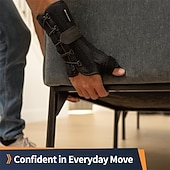 Недорогие Ортопедические фиксаторы и суппорты-регулируемый ортез для запястья с натяжным шнурком - стабильная поддержка&amp;amp;компрессия для облегчения боли в запястье, восстановления после травм, синдрома запястного канала и растяжений