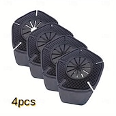 cheap Car Body Decoration &amp; Protection-4-piece Protective Cover for Car Wiper Holes Dust-proof and Freeze Resistant Wiper Sealant Protective Pad for Universal Cars/SUVs/trucks Quick Installation of Snow Dust Wiper Cover Protection Veh