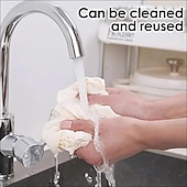 voordelige Keukengerei &amp; Gadgets-2/4/6 stuks kaasdoek om te zeven, 20x20 inch klasse 100 voorgesneden ongebleekte mousseline doek met randen, herbruikbaar voor yoghurt, sap, koken en kalkoen