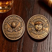 halpa Lahjat-Yli parin vanhat paskiaiset -golfkolikko, hauska golfhaastekolikko miehille viskikuviolla, elinikäiset golfklubin jäsenkolikot, vitsilahja golfin pelaajalle ja ystävälle