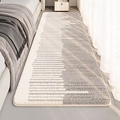 levne Běžecké koberce-Běžecký koberec minimalistický vzor s linkami, koberec do ložnice, rohožka na podlahu, noční stolek, dlouhá, balkon, rohožka k oknu, japonský styl, bytové dekorace, měkký, odolný, všestranný koberec