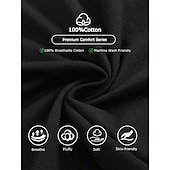 billiga Pojkens 3D Roliga Humor-Bomull Barn Pojkar Svart Grafisk Tecknat Lekfull grafisk t-shirt T-shirt Blus Rund hals Kortärmad Utomhus Vardag Mode Streetwear Designer Tryck Sommar