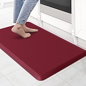 preiswerte Läuferteppiche-Läuferteppiche für Flur und Küche, dicke, ermüdungshemmende Küchenmatte aus PVC-Leder, wasserdichter, ölbeständiger und rutschfester Läuferteppich für den Eingangsbereich, pflegeleichter Teppich