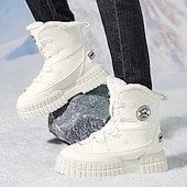 preiswerte Winter- und Schneestiefel-Schwarze, wasserdichte Herren-Winterstiefel mit Fellfutter und griffiger Sohle – strapazierfähiges und isoliertes Schuhwerk für Schnee, Wanderungen und Winterabenteuer