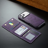 economico Cover per iPhone-telefono Custodia Per iPhone 17 Pro Max 17 Air 16 15 14 Pro Max Plus 13 Pro Max Custodia Portafoglio con Supporto Resistente agli urti Retrò Pelle PU